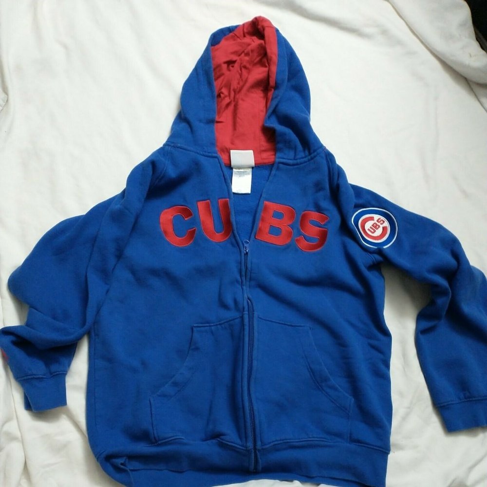 Majestic MLB Chicago Cubs blue hoodie Youth 14/16